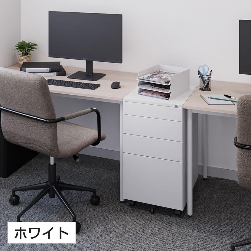 Amazon.co.jp: オフィスコム 法人様向け ハイタイプワゴン サイド